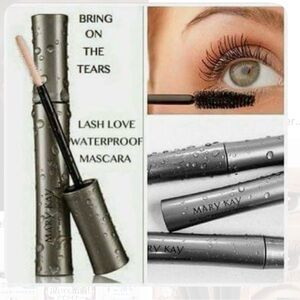 2X Mary Kay Lash Love Waterproof Mascaras in Black, NIB, Free Samples w/purchase